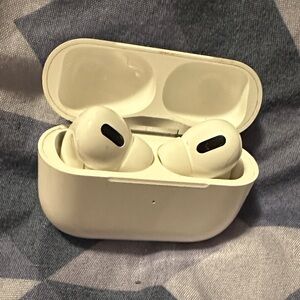 White Wireless Earbuds with Charging Case